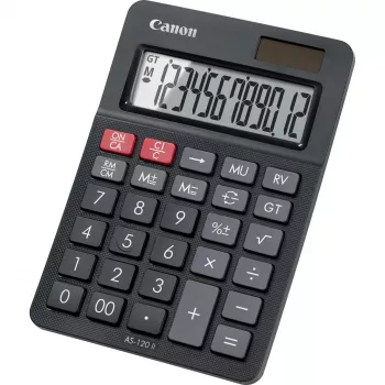 Calculadora de sobremesa Canon AS-120 II 12 dígitos negra