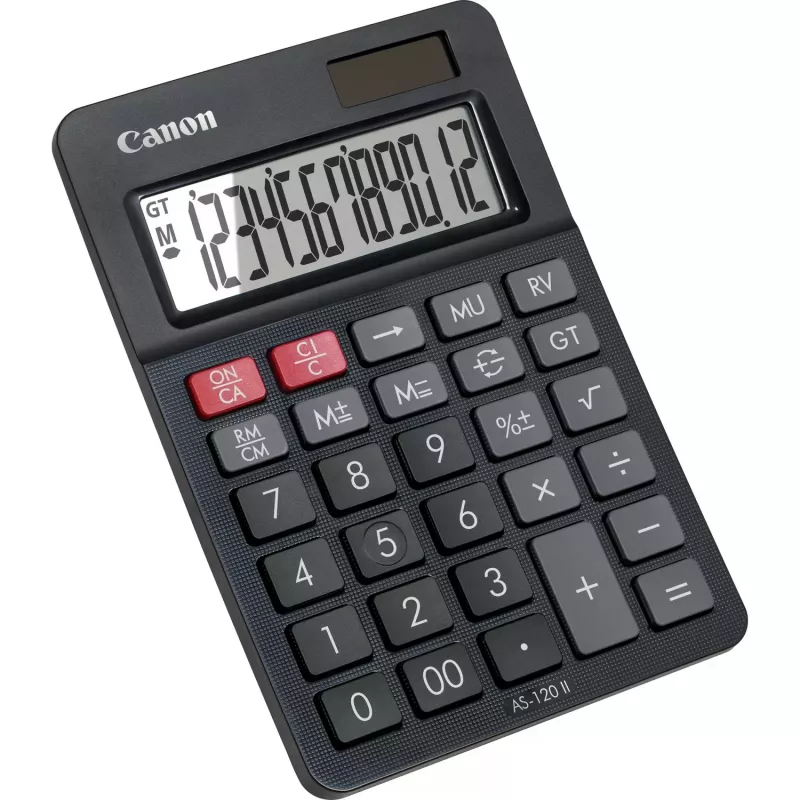 Calculadora de sobremesa Canon AS-120 II 12 dígitos negra