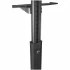 StarTech.com carro móvil para estación de trabajo con soporte para monitor, soporte para CPU/PC, bandeja para teclado – Carro ergonómico de altura ajustable para ordenador de sobremesa – Estación de trabajo móvil con ruedas