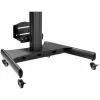 StarTech.com carro móvil para estación de trabajo con soporte para monitor, soporte para CPU/PC, bandeja para teclado – Carro ergonómico de altura ajustable para ordenador de sobremesa – Estación de trabajo móvil con ruedas
