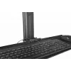StarTech.com carro móvil para estación de trabajo con soporte para monitor, soporte para CPU/PC, bandeja para teclado – Carro ergonómico de altura ajustable para ordenador de sobremesa – Estación de trabajo móvil con ruedas