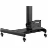 StarTech.com carro móvil para estación de trabajo con soporte para monitor, soporte para CPU/PC, bandeja para teclado – Carro ergonómico de altura ajustable para ordenador de sobremesa – Estación de trabajo móvil con ruedas