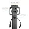 StarTech.com carro móvil para estación de trabajo con soporte para monitor, soporte para CPU/PC, bandeja para teclado – Carro ergonómico de altura ajustable para ordenador de sobremesa – Estación de trabajo móvil con ruedas
