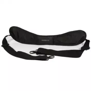 Correa de hombro Mobilis ERGONOMIC SHOULDER STRAP para portátil negra con mosquetón