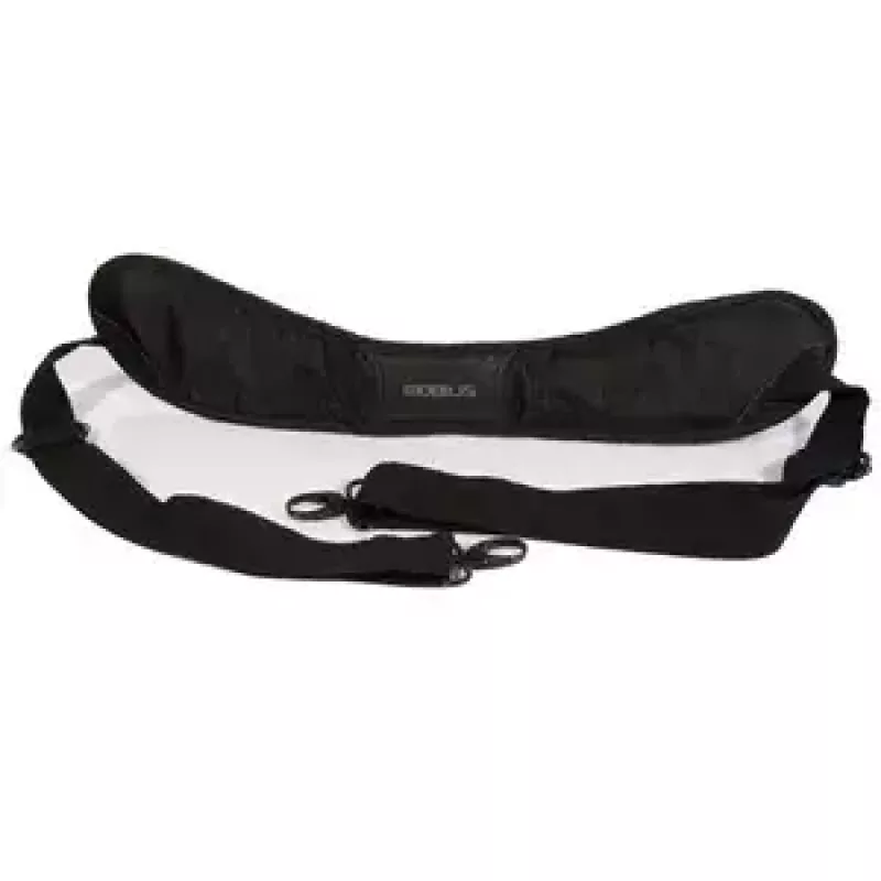 Correa de hombro Mobilis ERGONOMIC SHOULDER STRAP para portátil negra con mosquetón