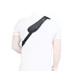 Correa de hombro Mobilis ERGONOMIC SHOULDER STRAP para portátil negra con mosquetón