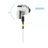 Candado de seguridad giratorio delgado con llave Mobilis 001325 T Lock blanco