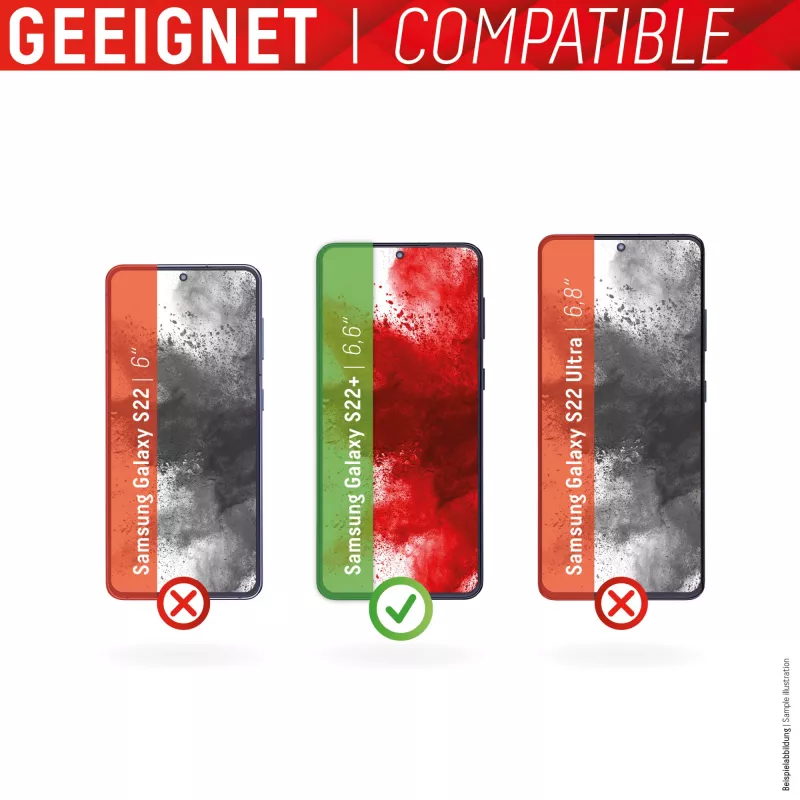 Displex Full Cover Screen Protector Samsung Galaxy S22+ vidrio templado