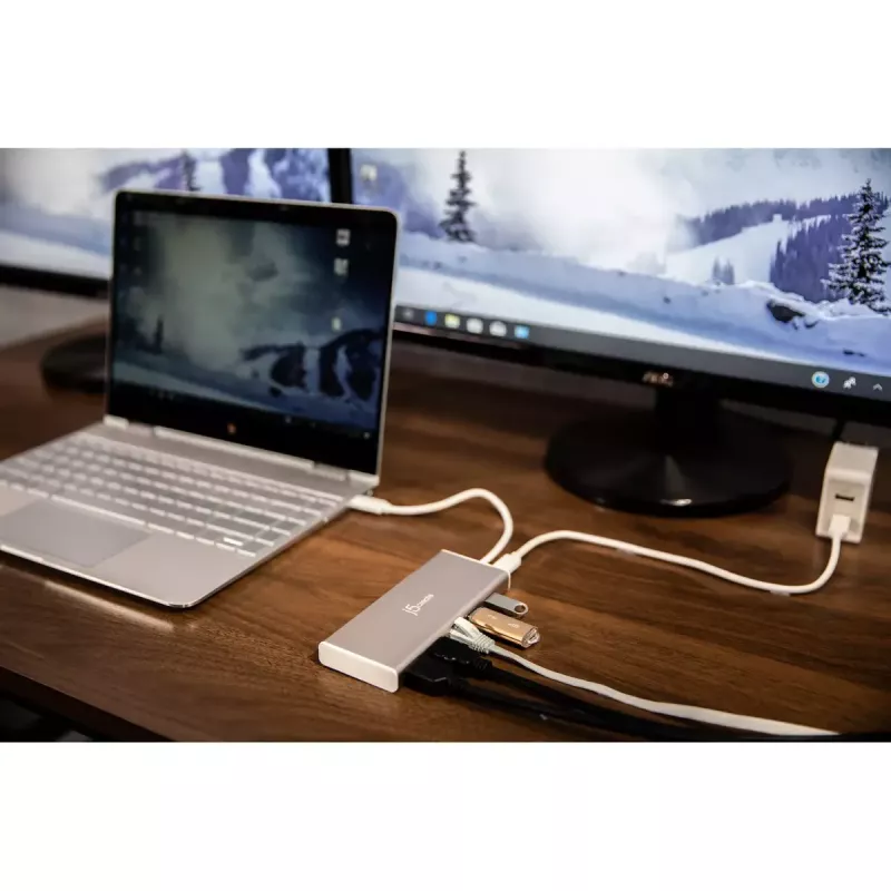 j5create JCD381-N USB Type-C™ Dual HDMI Mini Dock – Ethernet/ USB 3.1 HUB / PD2.0