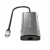 j5create JCD393 4K60 Elite USB-C® 10Gbps Mini Dock, gris espacial