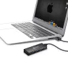 Hub USB j5create JUH340 4 puertos USB 3.0 negro aluminio