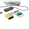 Hub USB j5create JUH340 4 puertos USB 3.0 negro aluminio