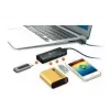 Hub USB j5create JUH340 4 puertos USB 3.0 negro aluminio