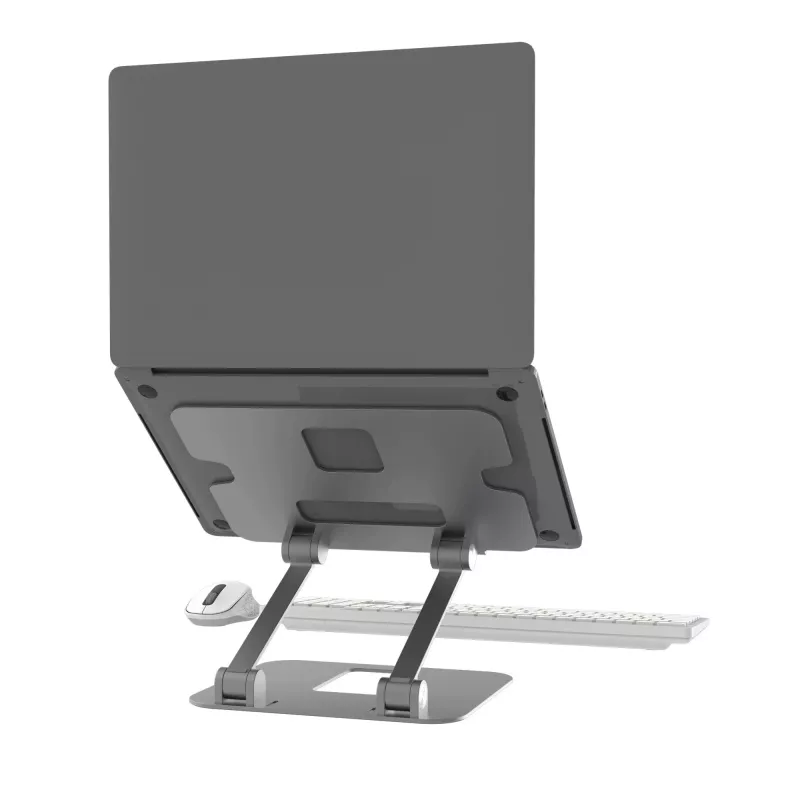 Soporte para portátil y tablet j5create JTS127-N multiángulo aluminio negro gris