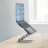 Soporte para portátil y tablet j5create JTS127-N multiángulo aluminio negro gris