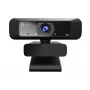 Webcam USB™ HD j5create JVCU100 con rotación 360°, resolución de grabación de vídeo 1080p, negra