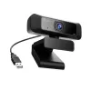 Webcam USB™ HD j5create JVCU100 con rotación 360°, resolución de grabación de vídeo 1080p, negra