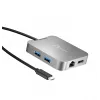Adaptador multipuerto j5create JCD391 4K60 Elite USB-C® PD, plateado