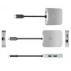 Adaptador multipuerto j5create JCD391 4K60 Elite USB-C® PD, plateado
