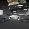 Adaptador multipuerto j5create JCD391 4K60 Elite USB-C® PD, plateado