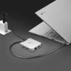 Adaptador multipuerto j5create JCD391 4K60 Elite USB-C® PD, plateado