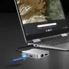 Adaptador multipuerto j5create JCD391 4K60 Elite USB-C® PD, plateado