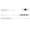 Adaptador múltiple j5create JCH471 USB-C™ Gigabit Ethernet y hub, Metallic Champagne