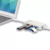 Adaptador múltiple j5create JCH471 USB-C™ Gigabit Ethernet y hub, Metallic Champagne