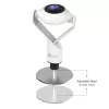 j5create JVCU360 360° webcam todoterreno, resolución de grabación de vídeo 1080p, blanco y negro