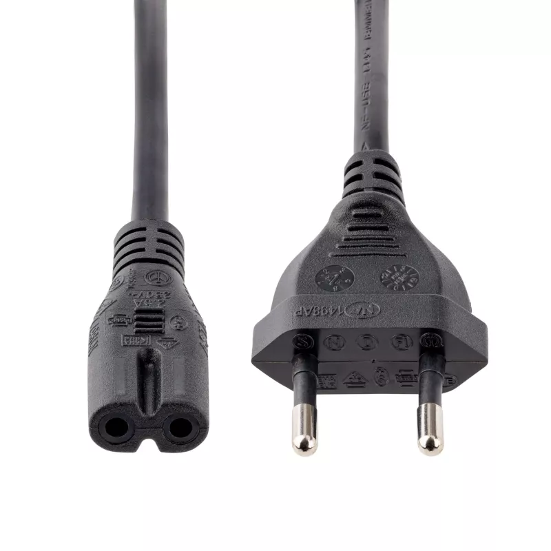 Cable de alimentación para portátil StarTech.com de 2 m, conector EU a C7, 2,5 A 250 V