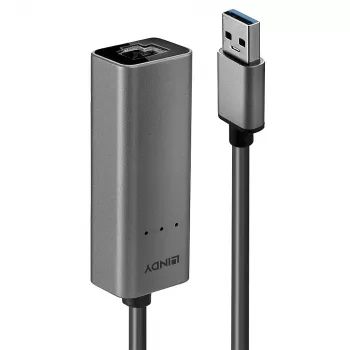 Convertidor Ethernet Lindy USB 3.0 a 2,5G 43313