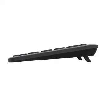 Teclado Trust Lyra Office USB RF Wireless Bluetooth alemán negro Tenkeyless