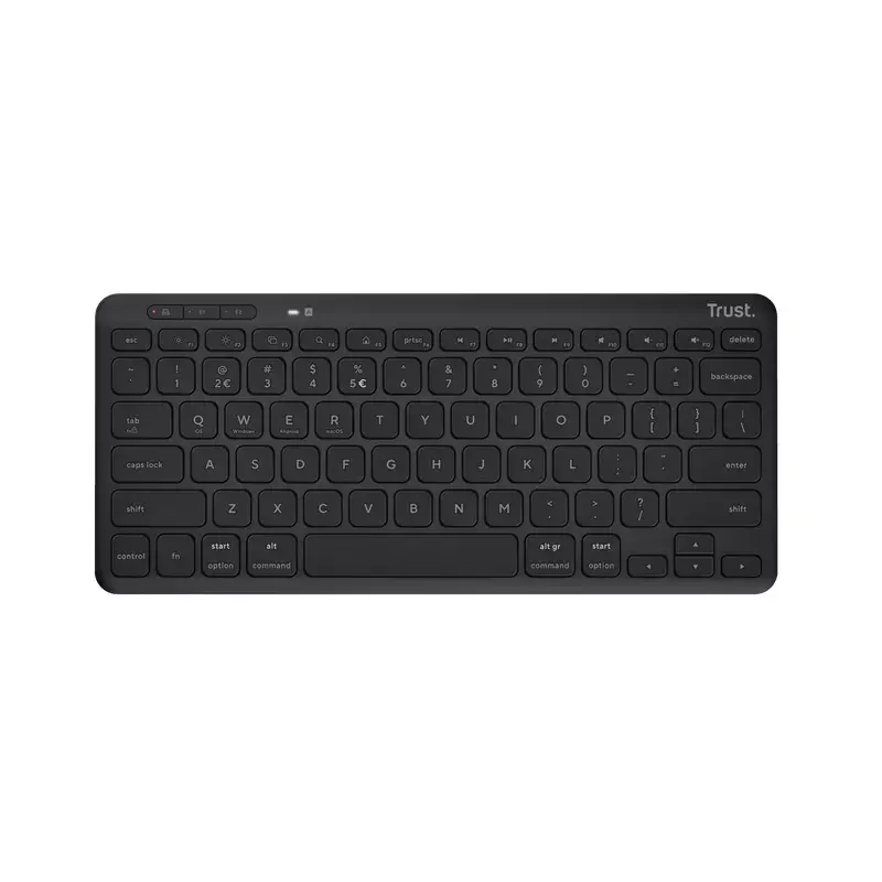 Teclado Trust Lyra Office USB RF Wireless Bluetooth alemán negro Tenkeyless