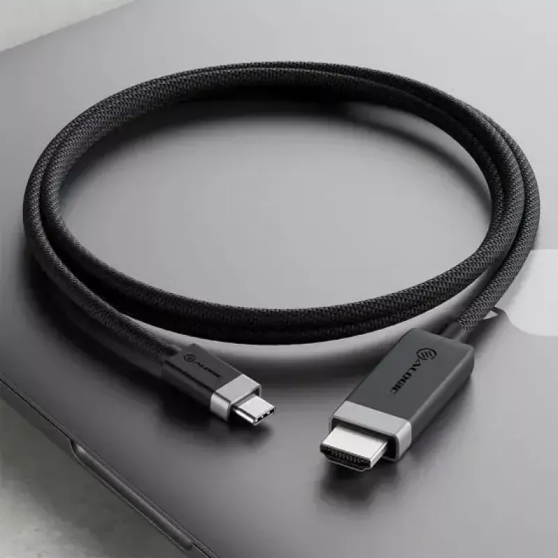 Adaptador de cable de vídeo ALOGIC FUCHD2-SGR 2 m HDMI Type-A USB Type-C gris