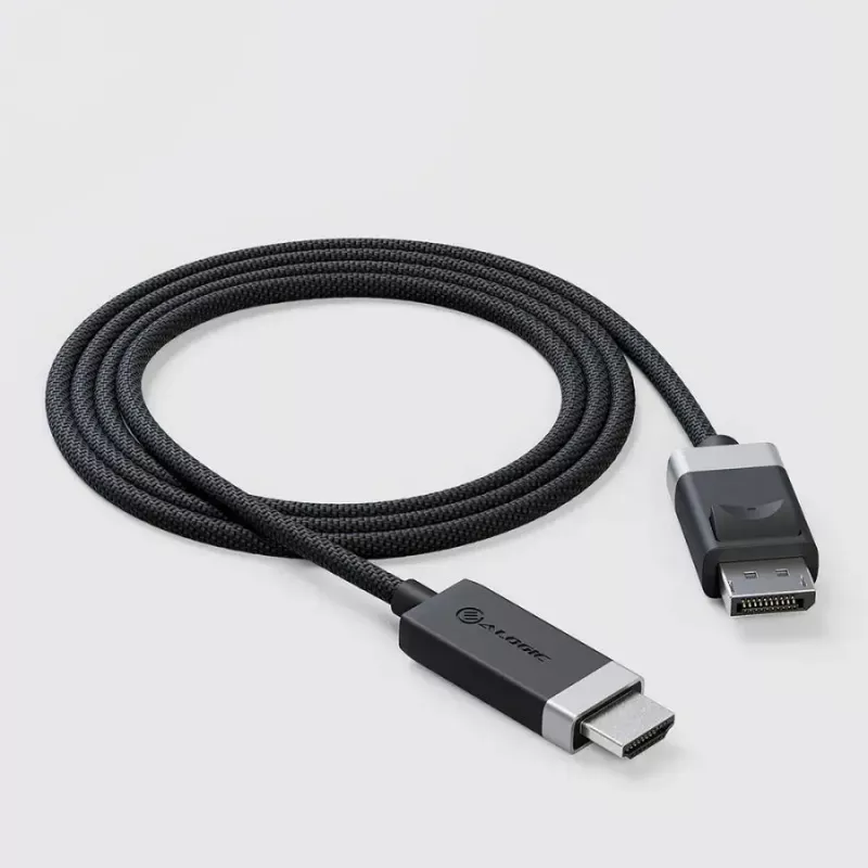 Adaptador de cable de vídeo ALOGIC FUDPHD2-SGR 2 m DisplayPort HDMI negro gris