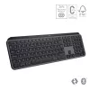 Teclado Logitech MX Keys S Universal RF Wireless + Bluetooth AZERTY belga Grafito