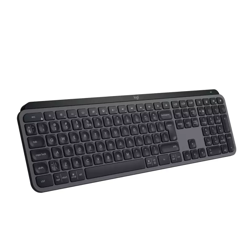 Teclado Logitech MX Keys S Universal RF Wireless + Bluetooth AZERTY belga Grafito