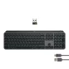 Teclado Logitech MX Keys S Universal RF Wireless + Bluetooth AZERTY belga Grafito
