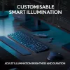 Teclado Logitech MX Keys S Universal RF Wireless + Bluetooth AZERTY belga Grafito
