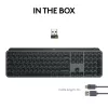 Teclado Logitech MX Keys S Universal RF Wireless + Bluetooth AZERTY belga Grafito