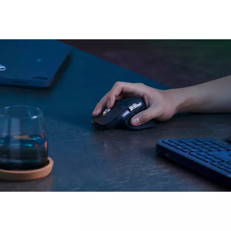 Teclado Logitech MX Keys S Universal RF Wireless + Bluetooth AZERTY belga Grafito