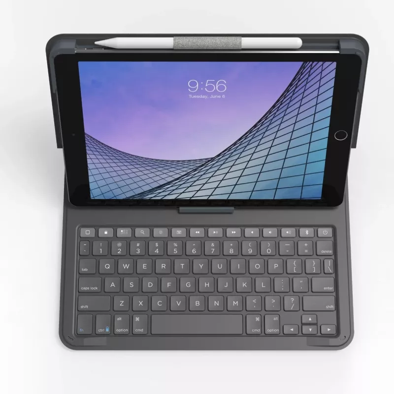 ZAGG Messenger Folio 2 QWERTZ alemán Bluetooth Charcoal