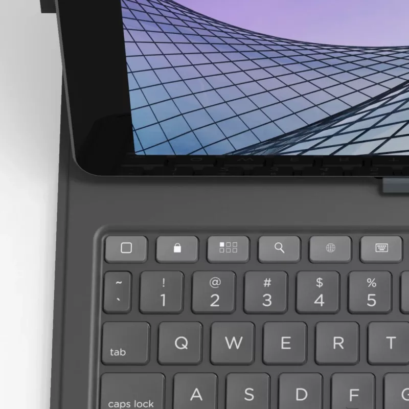 ZAGG Messenger Folio 2 QWERTZ alemán Bluetooth Charcoal