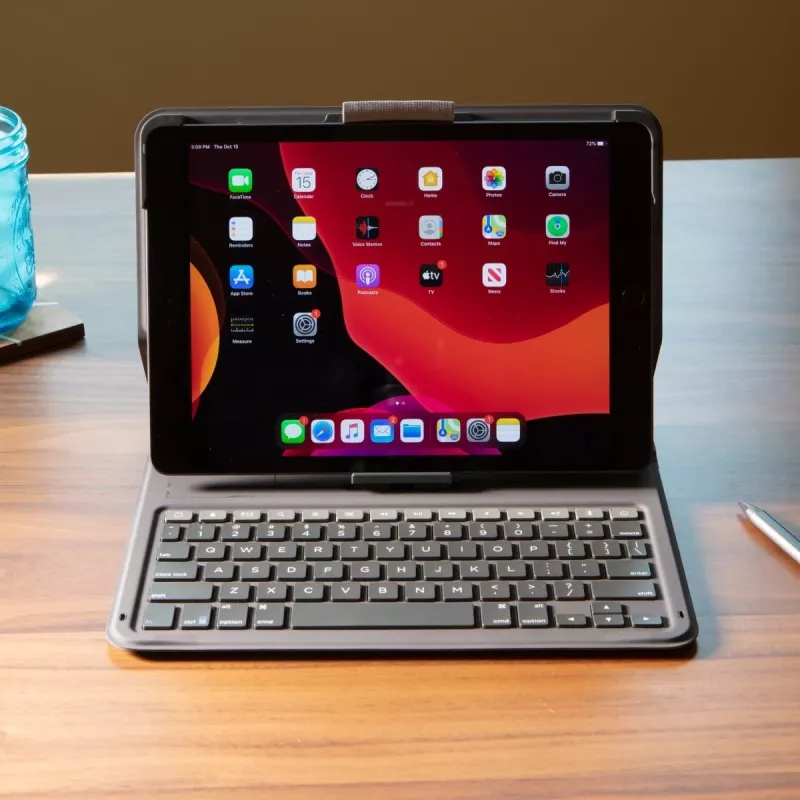 ZAGG Messenger Folio 2 QWERTZ alemán Bluetooth Charcoal