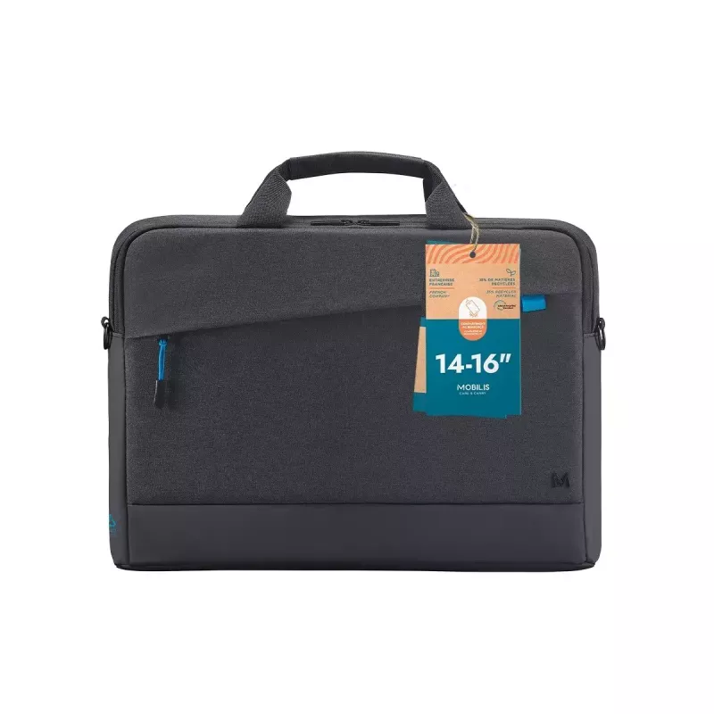 Maletín Mobilis 025028 Funda para portátil 40,6 cm (16 pulgadas) Negro