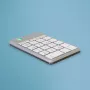 Teclado numérico R-Go Tools R-Go Numpad Break, teclado numérico ergonómico con software Break, Bluetooth, Blanco