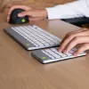 Teclado numérico R-Go Tools R-Go Numpad Break, teclado numérico ergonómico con software Break, Bluetooth, Blanco