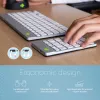 Teclado numérico R-Go Tools R-Go Numpad Break, teclado numérico ergonómico con software Break, Bluetooth, Blanco
