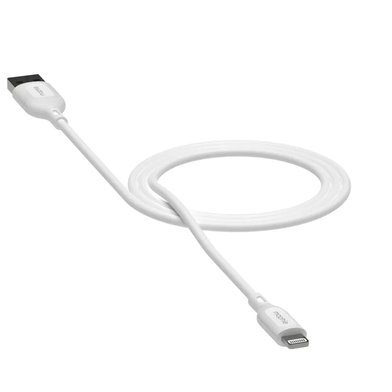 Cable de carga mophie essentials 1M Lightning a USB A 12W