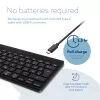 Teclado ergonómico R-Go Tools R-Go Compact Break, teclado compacto con software de pausas, QWERTZ (DE), Bluetooth, negro